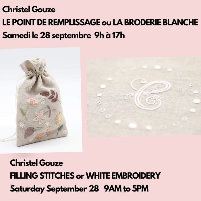 Broderie - Un Chat dans l'aiguille - Christel Gouze - 28 septembre 2024