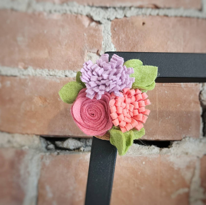 Madymae Felt Florals - Felt Flower Magnet