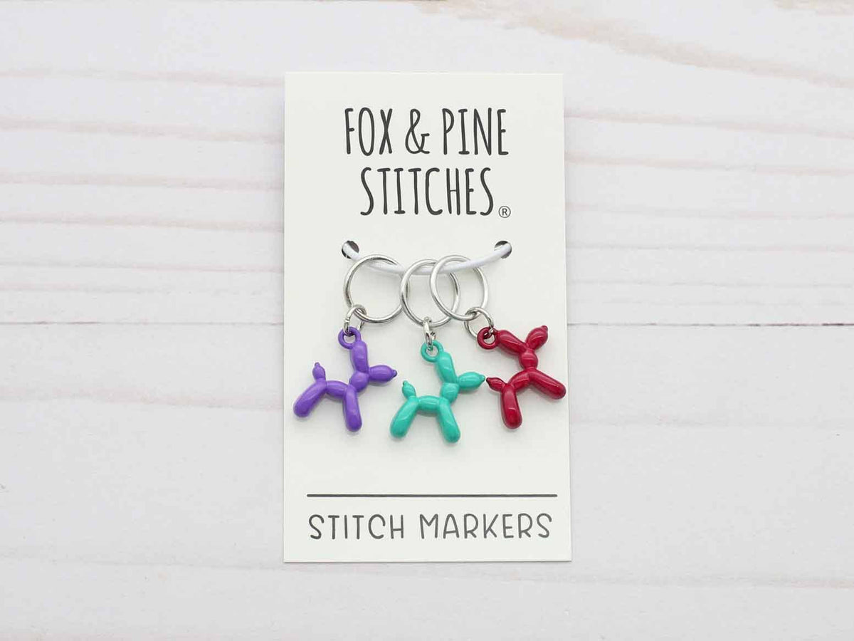 Fox & Pine - Balloon Dog | Stitch Markers