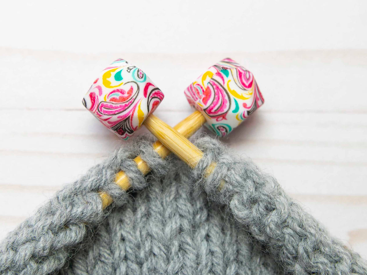 Fox & Pine - Pink Paisley Hexagon | Stitch Stoppers