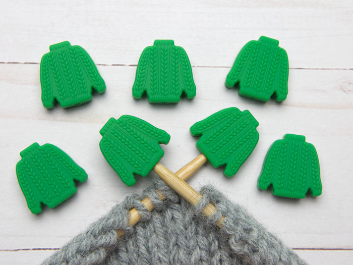 Fox & Pine - Green Cable Knit Sweater | Stitch Stoppers