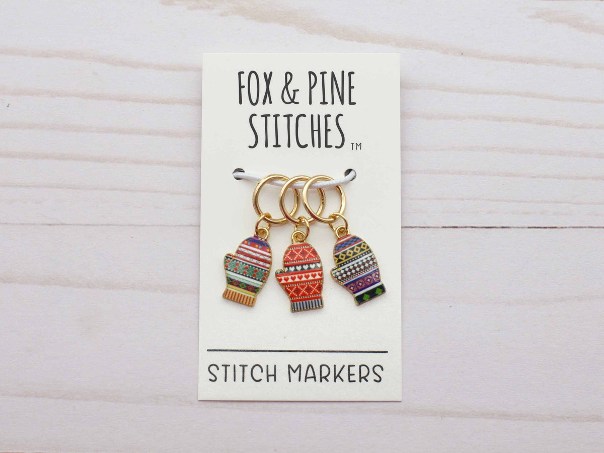 Fox & Pine - Fair Isle Mittens | Stitch Markers
