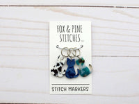 Fox & Pine - Bold Cat | Stitch Markers