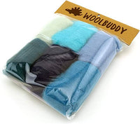 Woolbuddy - Corriedale Wool Fibre Sampler – Natural Roving for Spinning and Felting
