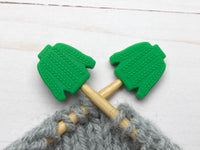 Fox & Pine - Green Cable Knit Sweater | Stitch Stoppers