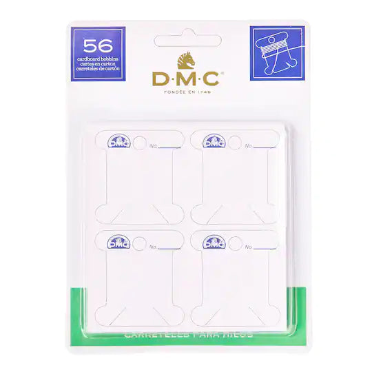 DMC -  56 cardboard bobbins for embroidery floss