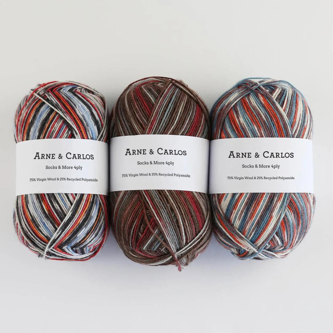 Arne & Carlos - Sock Yarn - Sock and more collection 4-ply
