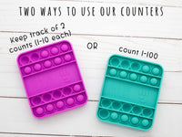 Fox & Pine - Colorful Row Counters | Knitting & Crochet