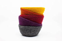 Fibres of LIfe - Felt Bowl - Small | Wool Felt Yarn Bowl | Knitting Bowl
