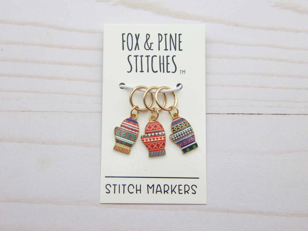 Fox & Pine - Fair Isle Mittens | Stitch Markers