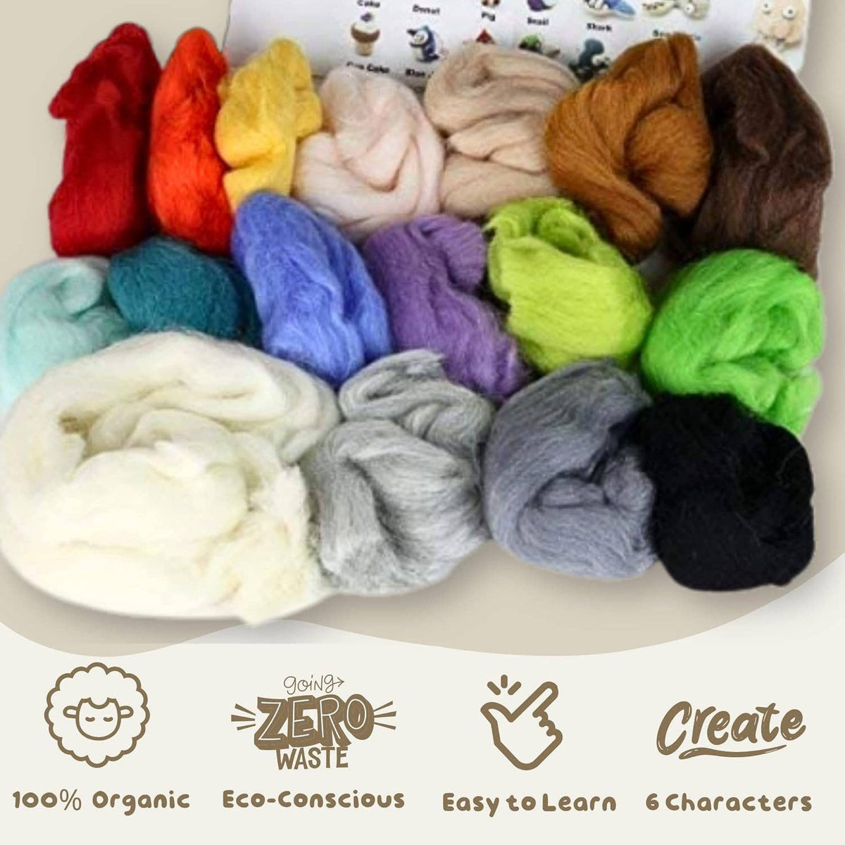 Woolbuddy - DIY Needle Felting Starter Kit – All-in-One Wool Craft Set
