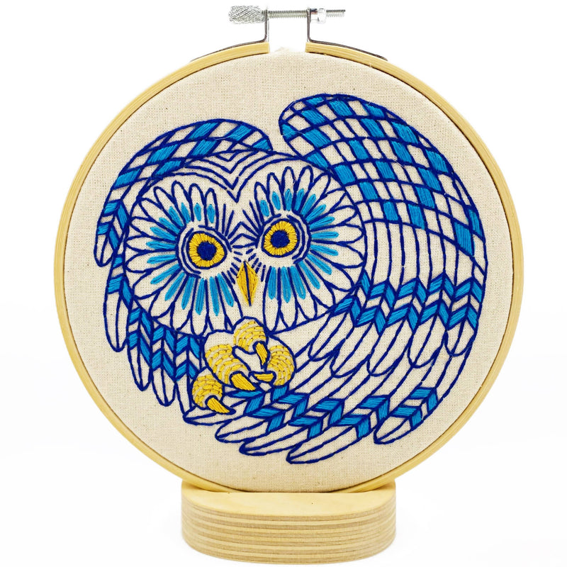 Hook, Line & Tinker - Boreal Owl Complete Embroidery Kit