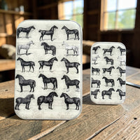 Firefly Notes - Study of Horses Notions Tin