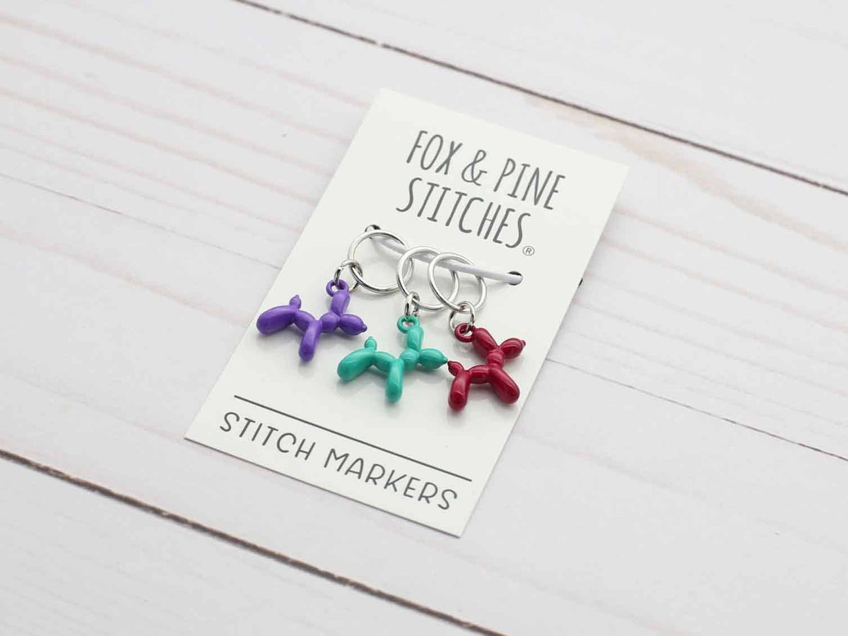 Fox & Pine - Balloon Dog | Stitch Markers