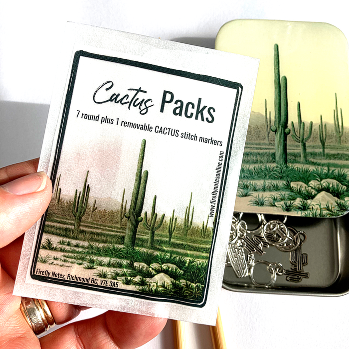 Firefly Notes - Cactus Stitch Marker Packs