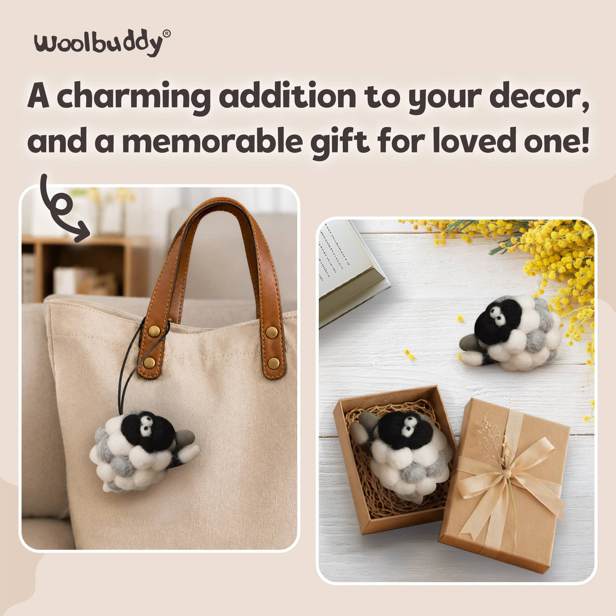 Woolbuddy - DIY Needle Felting Kit - Sheep