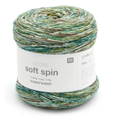 Rico Yarns - Socks Soft Spin 4ply fingering sock