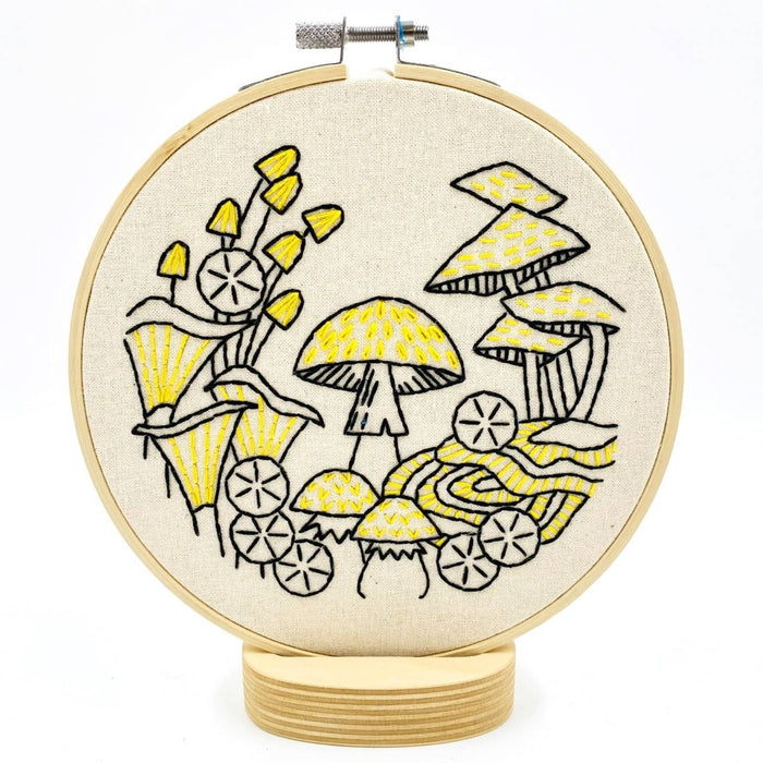 Hook, Line & Tinker - Mushrooms Complete Embroidery Kit