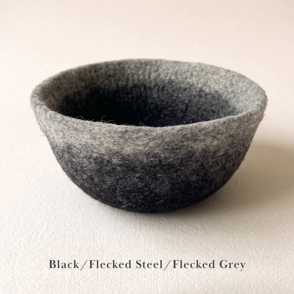 Fibres of Life - Felt Bowl - Large Ombre | Felt Yarn Bowl | Crochet Bowl