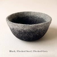 Fibres of Life - Felt Bowl - Large Ombre | Felt Yarn Bowl | Crochet Bowl