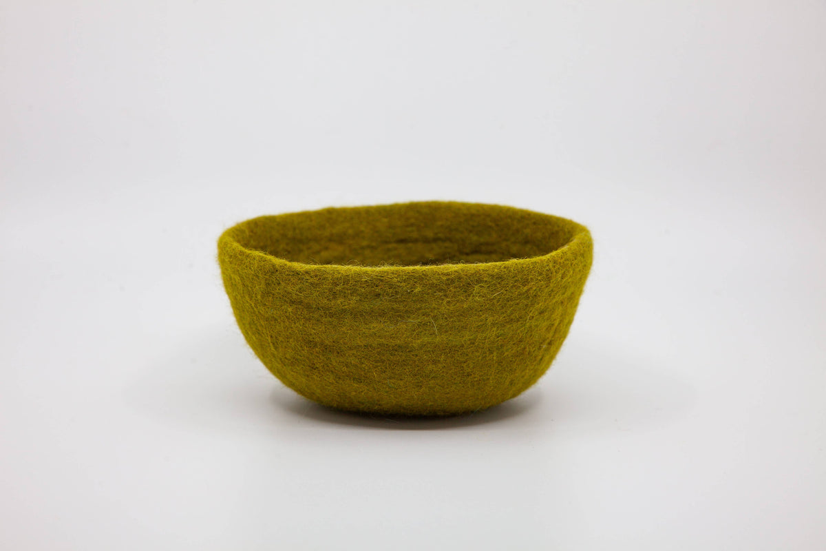 Fibres of LIfe - Felt Bowl - Small | Wool Felt Yarn Bowl | Knitting Bowl