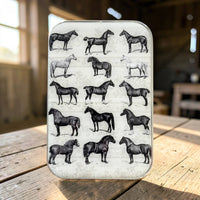 Firefly Notes - Study of Horses Notions Tin