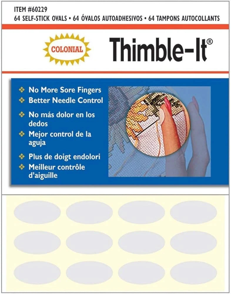 THIMBLE-IT - 64 Reusable Pads for handsewing