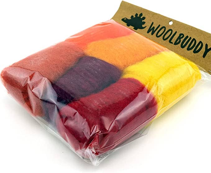 Woolbuddy - Corriedale Wool Fibre Sampler – Natural Roving for Spinning and Felting