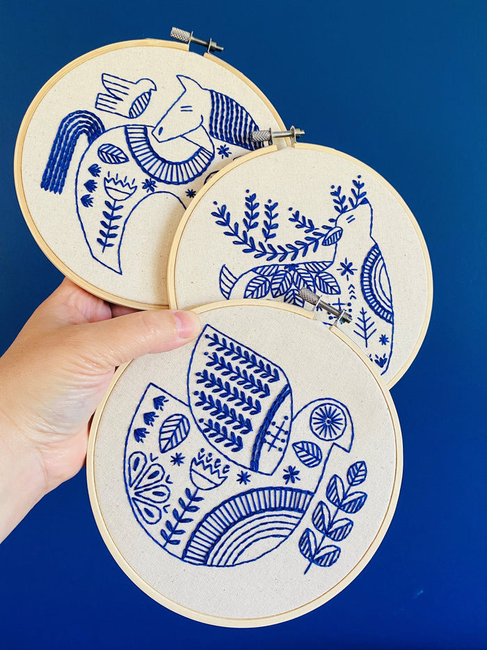 Hook, Line & Tinker - Hygge Horse Complete Embroidery Kit