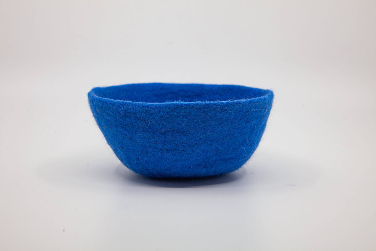 Fibres of LIfe - Felt Bowl - Small | Wool Felt Yarn Bowl | Knitting Bowl
