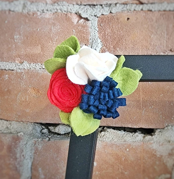 Madymae Felt Florals - Felt Flower Magnet