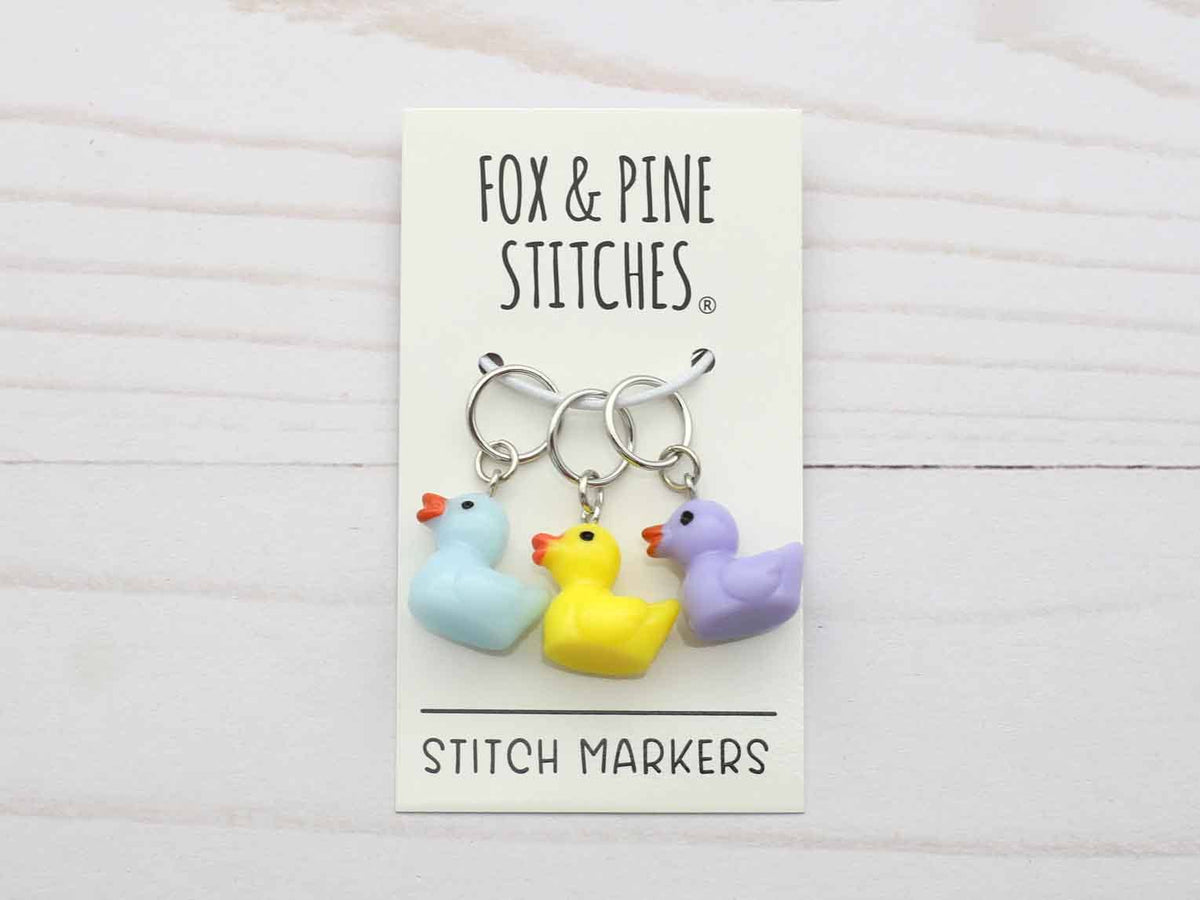 Fox & Pine - Rubber Ducky | Stitch Markers