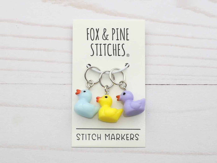 Fox & Pine - Rubber Ducky | Stitch Markers