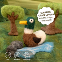 Woolbuddy - DIY Needle Felting Farm Collection Kit –Craft 6 cute animals