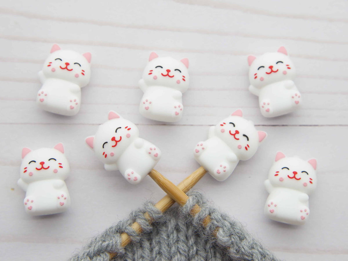 Fox & Pine - Happy Cat | Stitch Stoppers