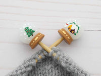 Fox & Pine - Christmas Snow Globe | Stitch Stoppers