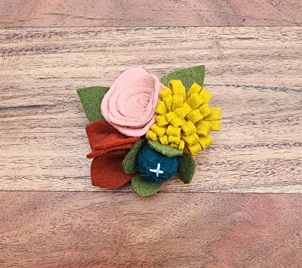 Madymae Felt Florals - Felt Flower Magnet