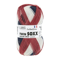 Lang Sock Yarn - Twin Soxx Color 4ply - Football