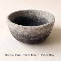Fibres of Life - Felt Bowl - Large Ombre | Felt Yarn Bowl | Crochet Bowl