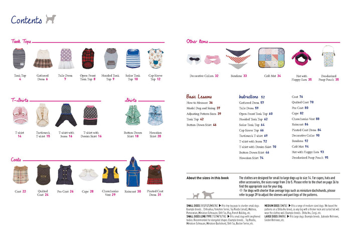 Toshio Kaneko - The Well-Dressed Dog 26 Stylish Outfits & Accessories for Your Pet (Includes Pull-Out Patterns)