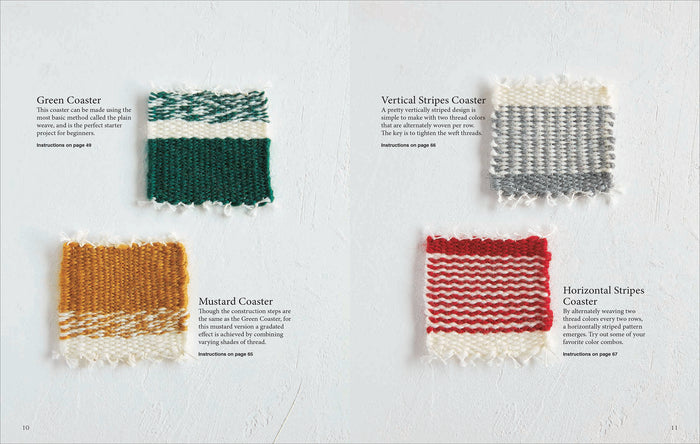 Tuttle Publishing - Small Loom Weaving Easy Projects For Beginners (over 200 photos and diagrams)