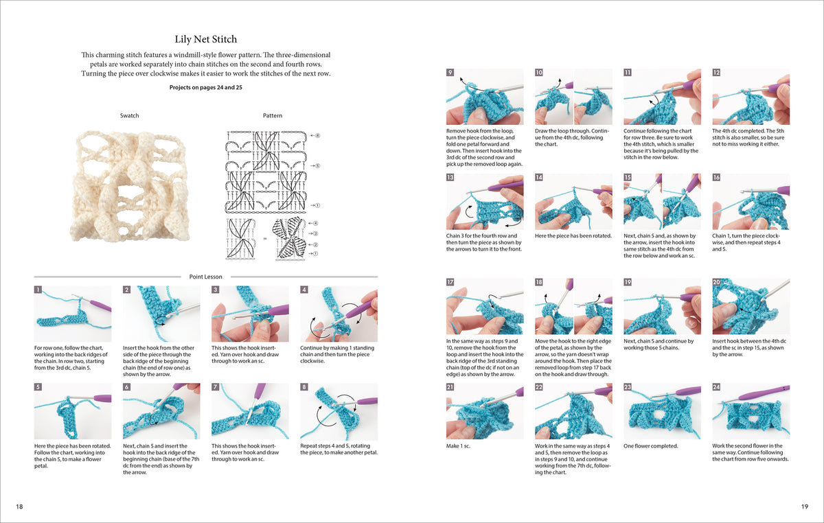 Nihon Vogue - Modern Japanese Crochet Classic Stitches Made Easy
