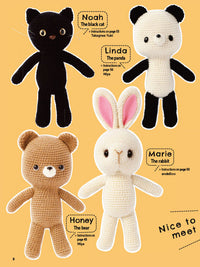 Gayle Roehm - Crochet Cute Amigurumi Animals with Mix-and-Match Outfits 76 Easy-to-follow Patterns Using Clear Japanese-style Crochet Charts