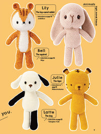 Gayle Roehm - Crochet Cute Amigurumi Animals with Mix-and-Match Outfits 76 Easy-to-follow Patterns Using Clear Japanese-style Crochet Charts