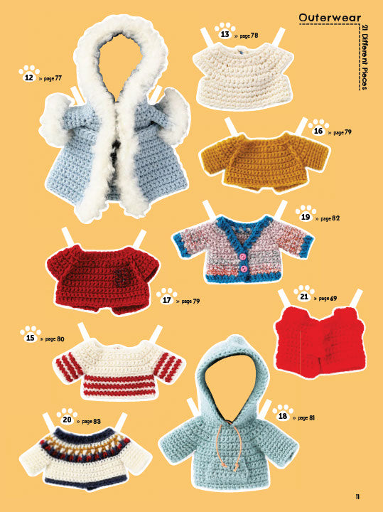 Gayle Roehm - Crochet Cute Amigurumi Animals with Mix-and-Match Outfits 76 Easy-to-follow Patterns Using Clear Japanese-style Crochet Charts
