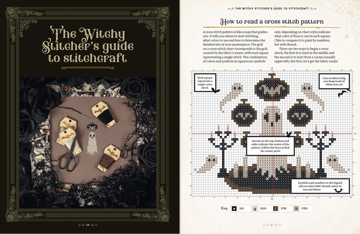 Meg Black - Witchy Stitching 25 Patterns to Haunt Your Home