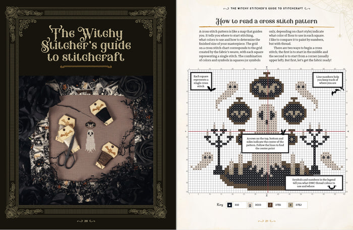 Meg Black - Witchy Stitching 25 Patterns to Haunt Your Home