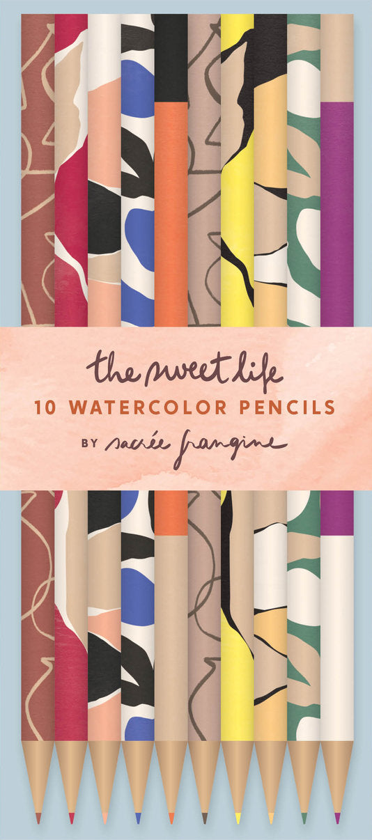Sacrée Frangine - The Sweet Life: 10 Watercolor Pencils
