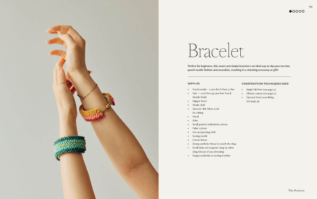 Micah Clasper Torch - Punch Needle Fashion 15 Punch Needle Projects for Crafting Accessories and Wearables