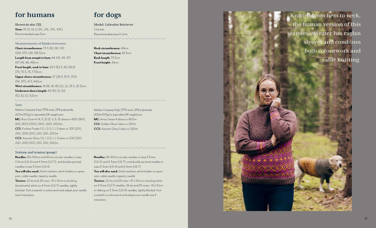 Anna-Karoliina Tetri, Annika Konttaniemi and Hanne Piirainen - Knits for You and Your Dog 10 Sweater Designs to Make for You and Your Pet